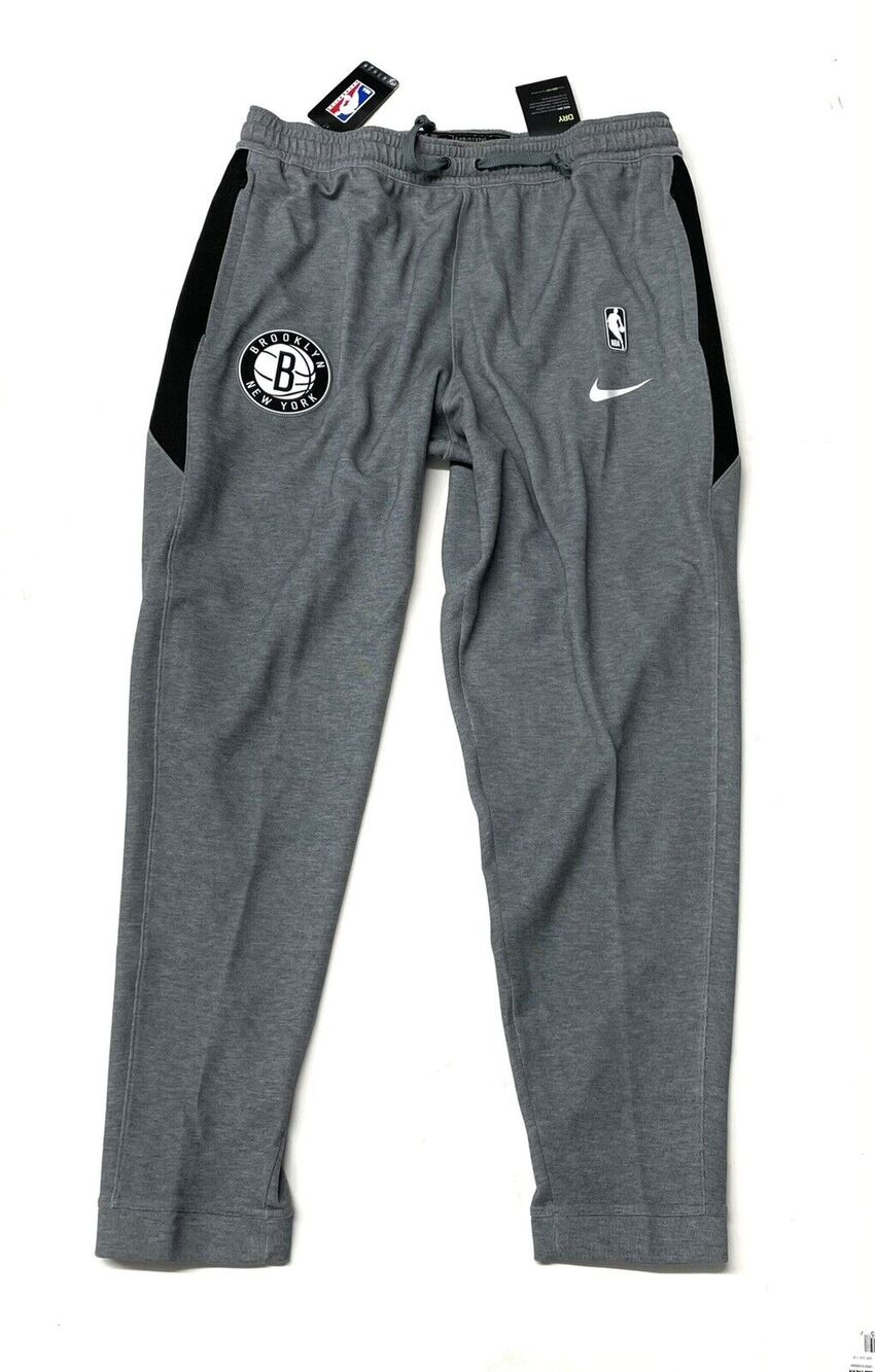 Nike Brooklyn Nets Showtime Warm-up Tech Pants Joggers 2XL 932959-032 NBA XXL